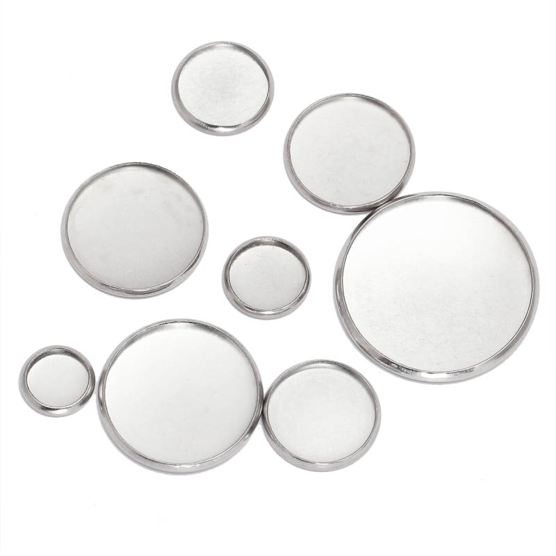 Bezels Set Pendant - Bandejas de bisel de Base de