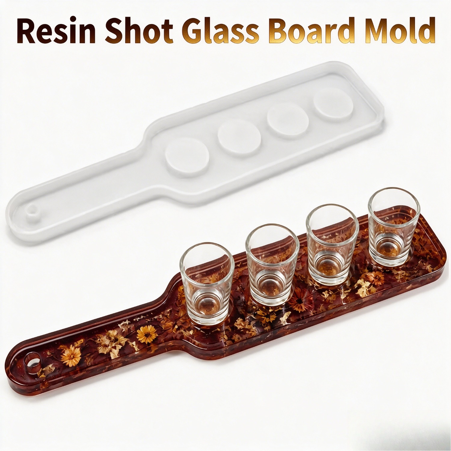 Silicone Mold Tray - Molde de silicona para resina, molde