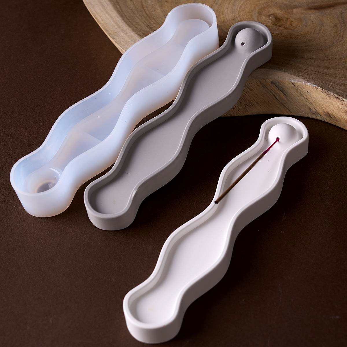 Serving Tray Mold - Bandeja de inserción de incienso larga