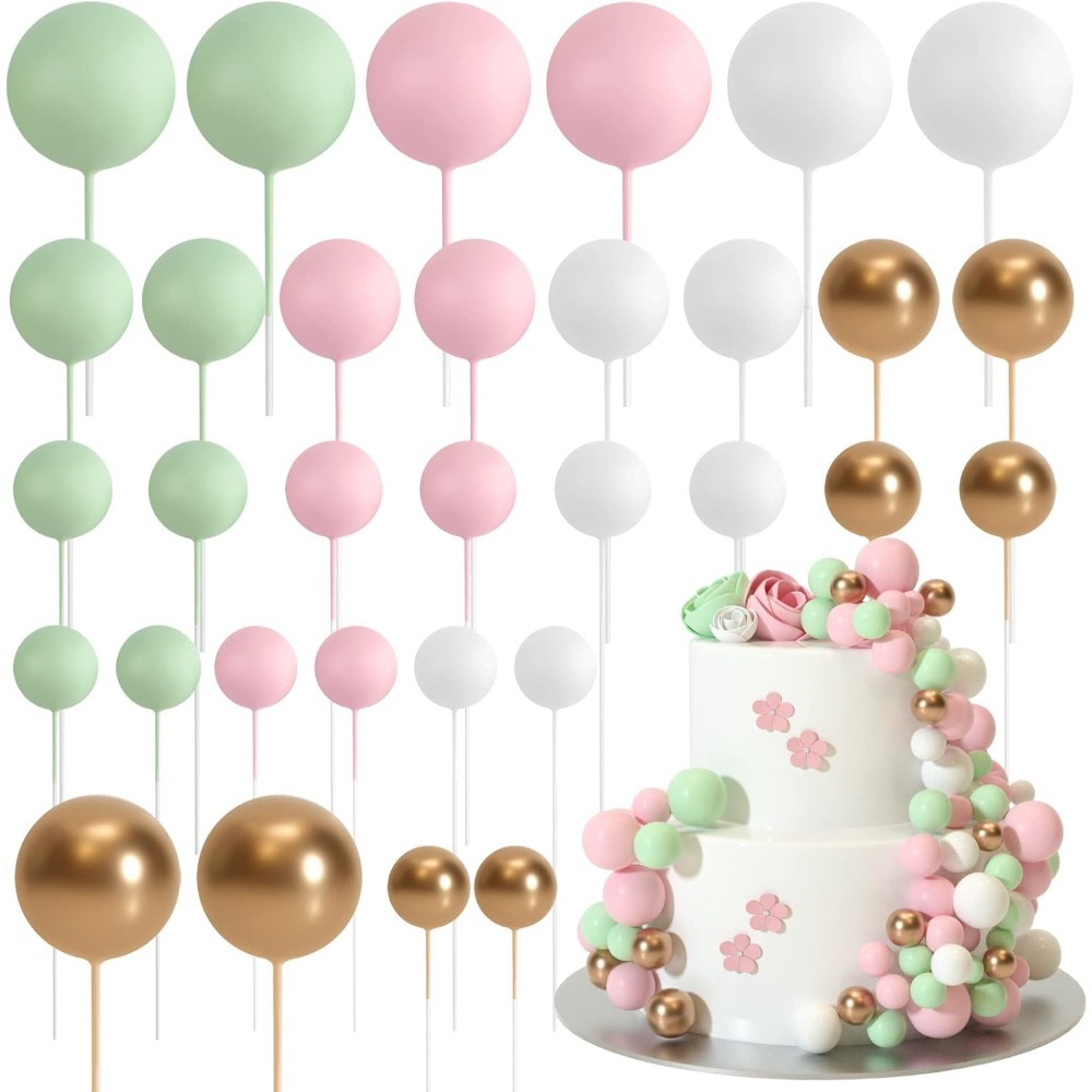 Gold Foil Flakes - 20 unidades de bolas de espuma
