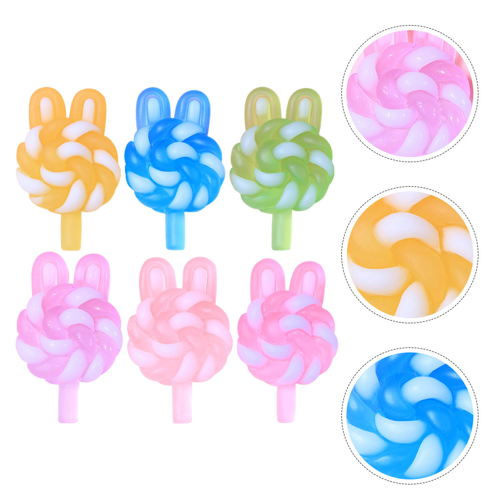 24 piezas de dijes de piruleta - Resin Crafts reseña y precio