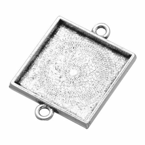 Onebeading Fit-cabujones cuadr - Bezels Set Pendant reseña y precio