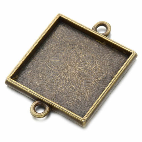 Onebeading Fit-cabujones cuadr - Bezels Set Pendant reseña y precio