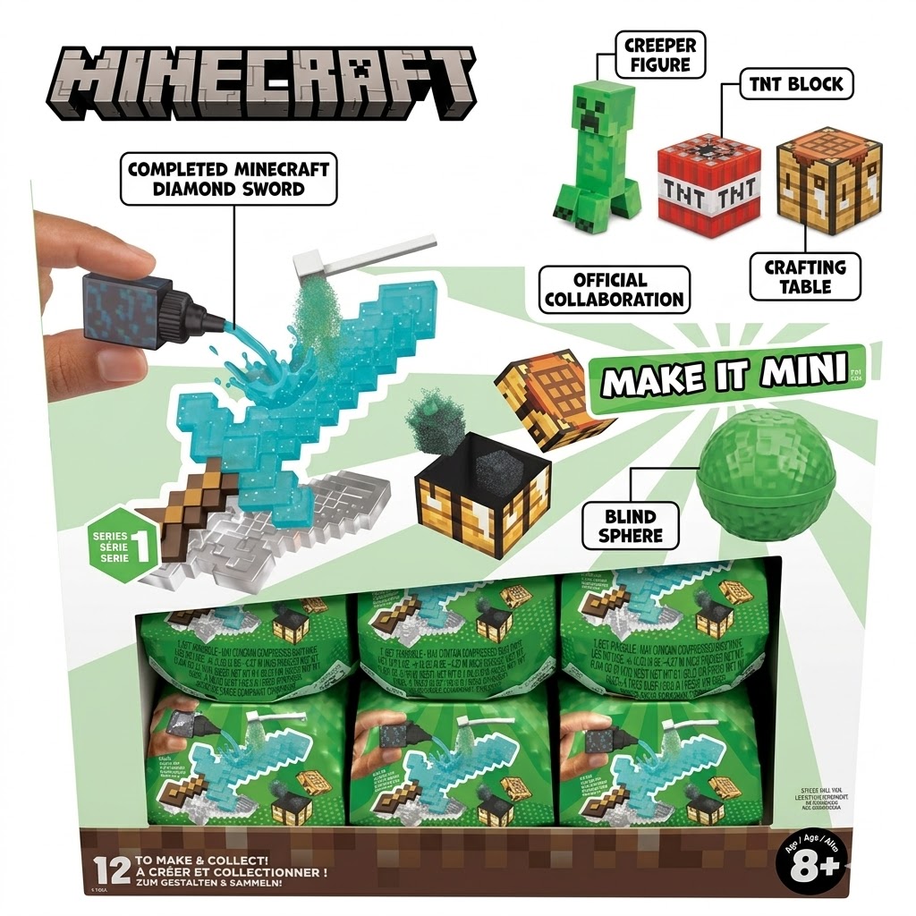 Original MGA Miniverse Minecra - Resin Craft Minecraft reseña y precio
