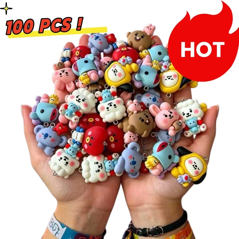 7 piezas de dijes de resina BT - Resin Crafts reseña y precio