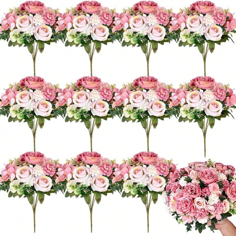 Ramo de rosas artificiales de  - Dried Flower Bulk reseña y precio