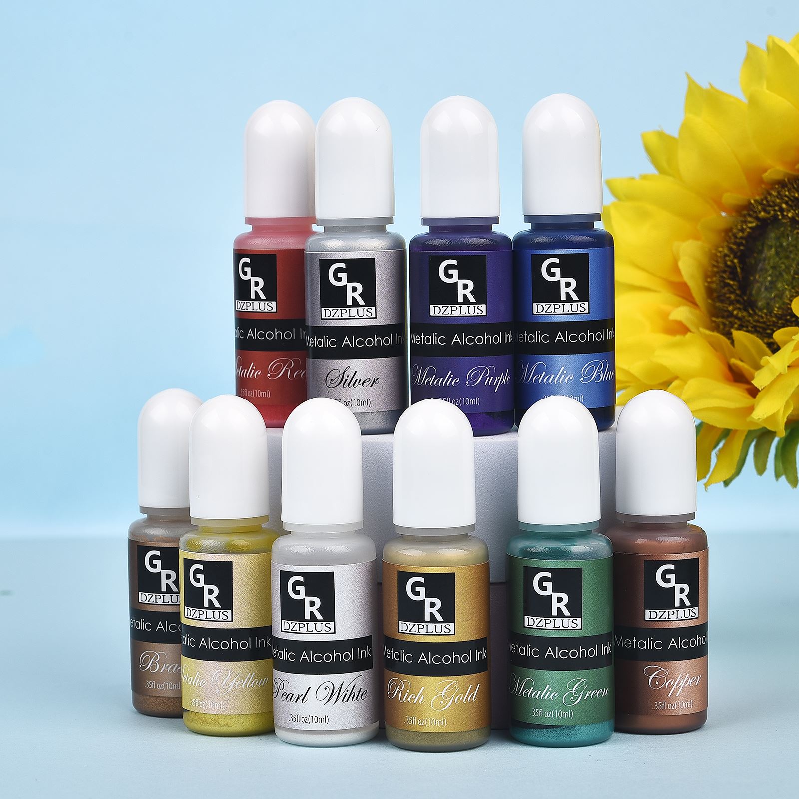 10ml/15ml tinta artística pigm - Resin Dye Alcohol reseña y precio