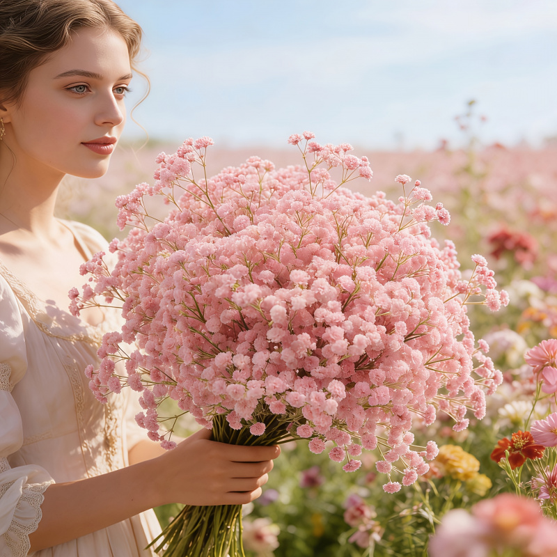Ramo de Flores Artificiales de - Dried Flower Bulk reseña y precio